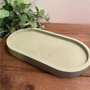 Handmade Trinket Tray- Green